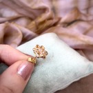 NYHET: BLOMSTERNATT STUDS DYPPET I GULL thumbnail