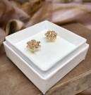 NYHET: BLOMSTERNATT STUDS DYPPET I GULL thumbnail