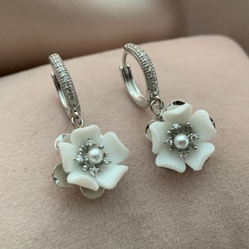 PEARL OF HOPE Øre sølv